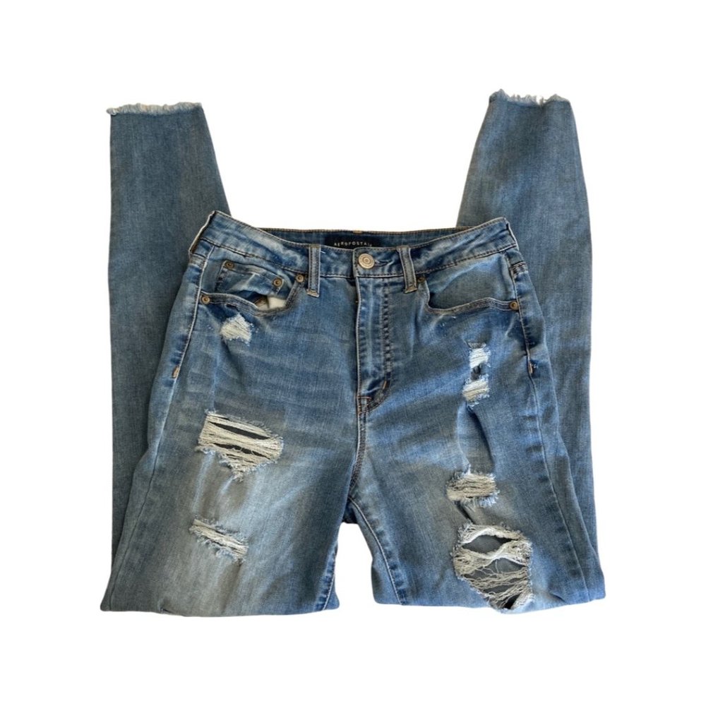 Aeropostale Distressed 'The Norma Jeans' Jeans Size 4